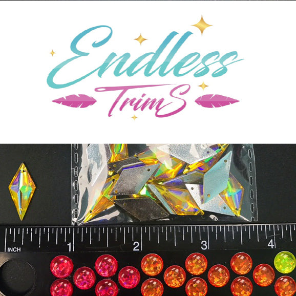 Diamond 10x22 Sew on Rhinestone – Endless Trims